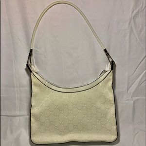 Vintage authentic Gucci GG monogram shoulder bag purse
